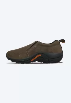 Merrell pantofi de piele intoarsa barbati, culoarea maro imagine