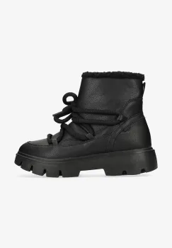 Mexx botine SIGMAR RHYTHM culoarea negru, cu toc plat, izolare usoara, MI001708253W-02 imagine