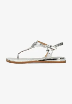 Mexx sandale de piele NYOBI PARADISE femei, culoarea argintiu, MI001607551W imagine