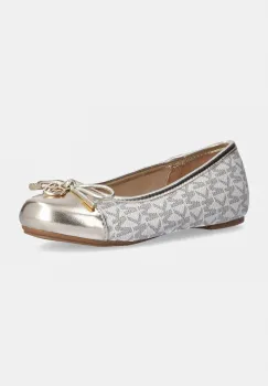 Michael Kors balerini copii KENYA BOW culoarea auriu, MK101128 imagine
