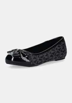 Michael Kors balerini copii KENYA BOW culoarea negru, MK101129 imagine