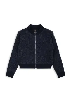 Michael Kors bluza copii culoarea albastru marin, cu imprimeu, R30152 imagine
