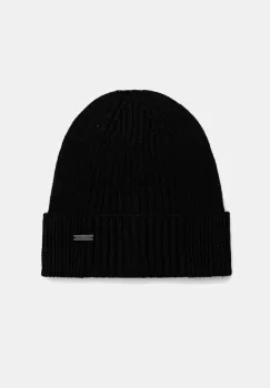 Michael Kors caciula din amestec de lana culoarea negru, MKMC538418 imagine