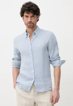 Michael Kors camasa de in cu guler button-down, slim imagine