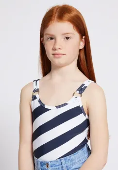 Michael Kors costum de baie dintr-o bucata pentru copii culoarea albastru marin, R30299 imagine