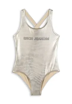 Michael Kors costum de baie dintr-o bucata pentru copii culoarea auriu, R30427 imagine