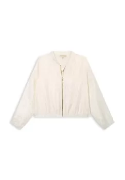 Michael Kors geaca copii culoarea bej imagine