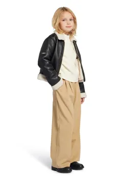 Michael Kors geaca copii culoarea maro, R30455 imagine