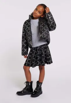 Michael Kors geaca pentru copii culoarea negru, R30191 imagine