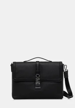Michael Kors geanta de piele culoarea negru, 33R6LHDA9L imagine