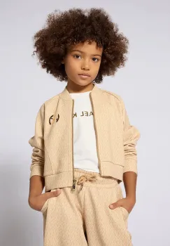 Michael Kors hanorac cu fermoar pentru copii imagine