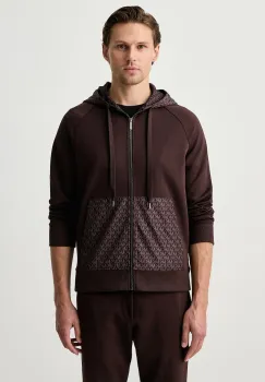 Michael Kors  hanorac cu fermoar si gluga pentru barbati cu bumbac imagine
