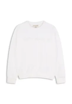 Michael Kors hanorac de bumbac pentru copii culoarea alb, cu imprimeu, R30322 imagine