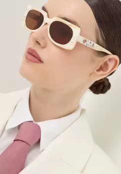 Michael Kors ochelari de soare BORDEAUX femei, culoarea bej, 0MK2215 imagine