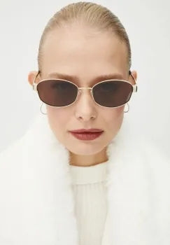 Michael Kors ochelari de soare femei, culoarea auriu, 0MK1161 imagine