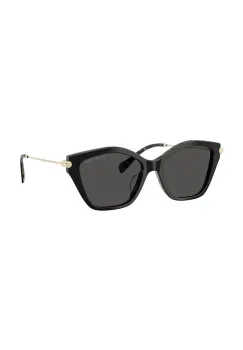 Michael Kors ochelari de soare femei, culoarea negru, 0MK2246U imagine