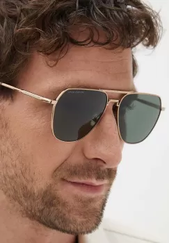 Michael Kors ochelari de soare KESWICK barbati, culoarea auriu, 0MK1156 imagine