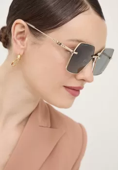 Michael Kors ochelari de soare SANYA femei, culoarea auriu, 0MK1157D imagine