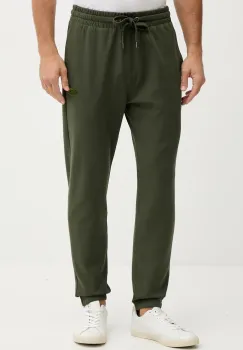 Michael Kors pantaloni de trening culoarea verde, uni, CF552885MF imagine