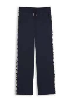 Michael Kors pantaloni de trening din bumbac pentru copii culoarea albastru marin, cu imprimeu, R30330 imagine
