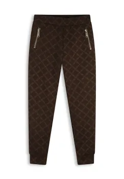 Michael Kors pantaloni de trening pentru copii culoarea maro, cu imprimeu, R30444 imagine