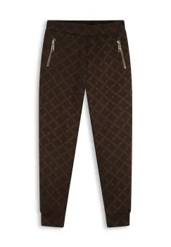 Michael Kors pantaloni de trening pentru copii culoarea maro, cu imprimeu, R30444 imagine