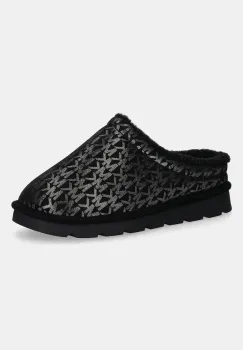 Michael Kors papuci copii OSAKA LOGO culoarea negru, MK03782001 imagine