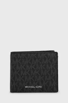 Michael Kors portofel barbati, culoarea negru imagine