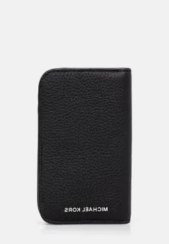 Michael Kors portofel de piele barbati, culoarea negru, 39F4LHDD0O imagine