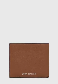 Michael Kors portofel de piele barbati, culoarea negru imagine