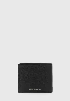 Michael Kors portofel de piele barbati, culoarea negru imagine