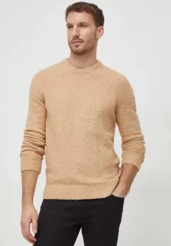 Michael Kors pulover barbati, culoarea bej, light imagine