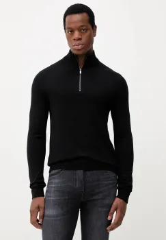Michael Kors pulover de lana culoarea negru, light, cu turtleneck, CR1601Z7AP imagine