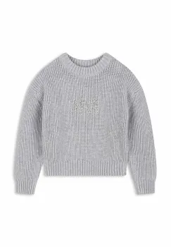 Michael Kors pulover pentru copii din amestec de lana culoarea gri, R30162 imagine