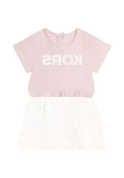 Michael Kors rochie din bumbac pentru bebelusi imagine