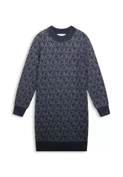 Michael Kors rochie fete culoarea albastru marin, mini, drept imagine