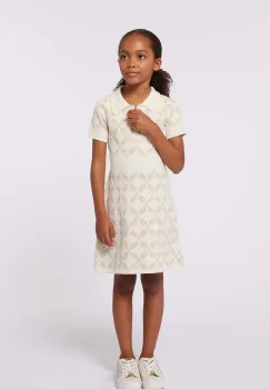 Michael Kors rochie fete culoarea bej, mini, drept, R30167 imagine