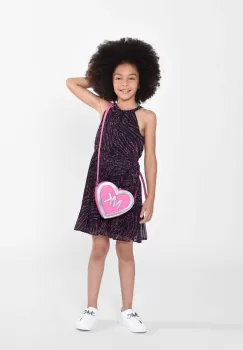 Michael Kors rochie fete culoarea negru, mini, drept imagine