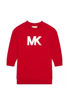 Michael Kors rochie fete culoarea rosu, mini, drept imagine