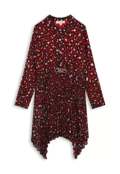 Michael Kors rochie fete culoarea rosu, mini, evazati imagine