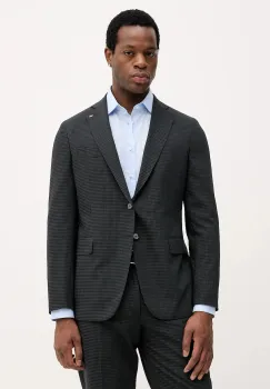 Michael Kors sacou cu lana culoarea negru, MK0SB01132 imagine