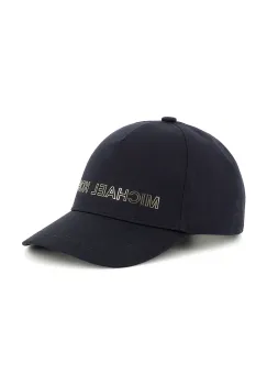 Michael Kors sapca din bumbac pentru copii culoarea bleumarin, cu imprimeu, R30255 imagine