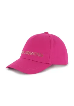 Michael Kors sapca din bumbac pentru copii culoarea roz, cu imprimeu, R30255 imagine