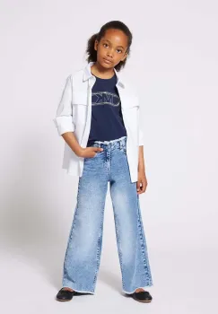 Michael Kors tricou copii culoarea albastru marin, R30318 imagine