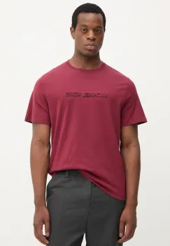 Michael Kors tricou din bumbac culoarea bordo, cu imprimeu, CT552LP1V2 imagine