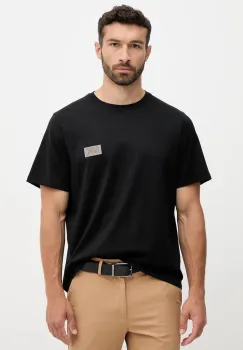 Michael Kors tricou din bumbac culoarea negru, cu imprimeu, CT552NHFV4 imagine