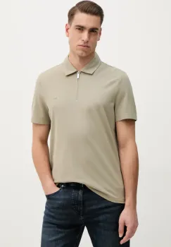 Michael Kors tricou polo barbati, culoarea verde, neted, CS552HOHFK imagine