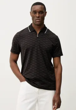 Michael Kors tricou polo culoarea negru, CR652TLK3W imagine