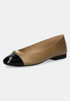 MICHAEL Michael Kors balerini de piele Rebecca culoarea bej, 40F4RBFP1L.297 imagine