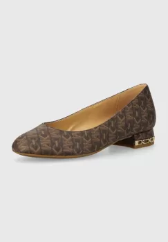 MICHAEL Michael Kors balerini June culoarea maro, 40T4JUFP1B 212 imagine